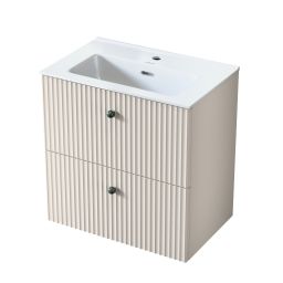 Uptrend Panarea szafka 59,6x38,2x60 cm podumywalkowa wisząca Cashmere Veil mat 005SU6002