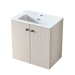 Uptrend Panarea szafka 59,6x38,2x60 cm podumywalkowa wisząca Cashmere Veil mat 005SU6005