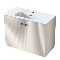 Uptrend Panarea szafka 79,6x38,2x60 cm podumywalkowa wisząca Cashmere Veil mat 005SU8005