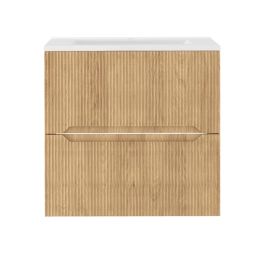 Uptrend Mavi umywalka z szafką 61 cm dąb hikora naturalna 012-SU60-02+UP4530-600