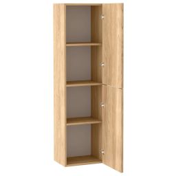 Uptrend Mavi szafka 35x27x130 cm boczna wisząca dąb hikora naturalna 012-SW40-02