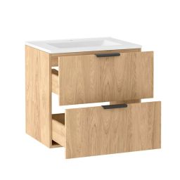 Uptrend Nola umywalka z szafką i uchwytami 61 cm dąb 013-SU60-02/UP4530-600