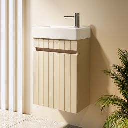 Uptrend Miseno umywalka z szafką 40 cm almond mat 001-SU40-02+TR41355