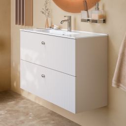 Uptrend Panarea szafka 59,6x38,2x60 cm podumywalkowa wisząca Cloud Grey Mat 005SU6001