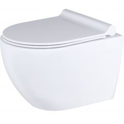 Uptrend Caneo miska WC z deską wolnoopadającą biały połysk TR2196D