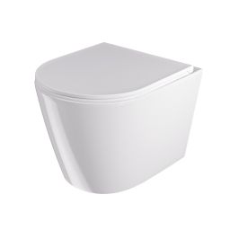 Uptrend Amaro miska WC z deską wolnoopadającą biały połysk TR2217