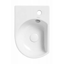 Uptrend Devo umywalka 40,5x27 cm narożna ścienna biała STR4295A