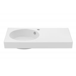 Uptrend Foksal umywalka 82x46 cm meblowa prostokątna biały połysk TR40063A