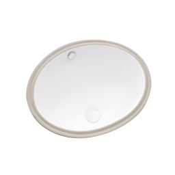 Uptrend Coma umywalka 57,x42,5cm podblatowa owalna biała TR4008