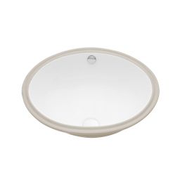 Uptrend Coma umywalka 57,x42,5cm podblatowa owalna biała TR4008