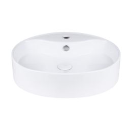 Uptrend Melia umywalka 56x46 cm nablatowa półokrągła biały połysk TR4031