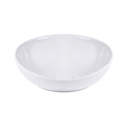 Uptrend Alma umywalka 39x32,5 cm nablatowa owalna biały połysk TR4047