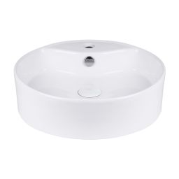 Uptrend Eros umywalka 46x46 cm nablatowa okrągła biały połysk TR4104