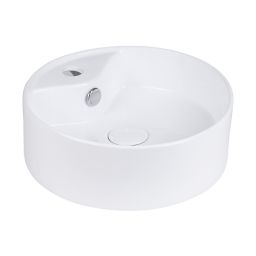 Uptrend Eros umywalka 46x46 cm nablatowa okrągła biały połysk TR4104