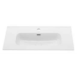 Uptrend Charo umywalka 80x38,5 cm meblowa prostokątna biały połysk TR411-800