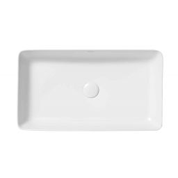Uptrend Athena umywalka 61,5x34,5 cm prostokątna nablatowa biała TR41206U20
