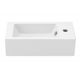 Uptrend Auris umywalka 50x25,5 cm prostokątna biały połysk TR4127A