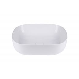 Uptrend Hermosa umywalka 49x39,5 cm nablatowa prostokątna biały połysk TR41286