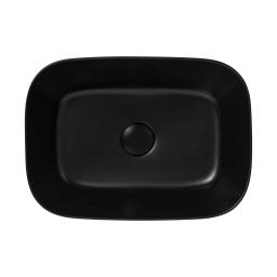Uptrend Hapi umywalka 44,5x33 cm prostokątna czarny TR41287U18