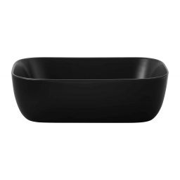 Uptrend Hapi umywalka 44,5x33 cm prostokątna czarny TR41287U18