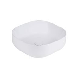 Uptrend Hermosa Square umywalka 43x43 cm nablatowa kwadratowa biały połysk TR41288