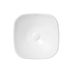 Uptrend Violet umywalka 39,5x15 cm owalna nablatowa biała TR4153