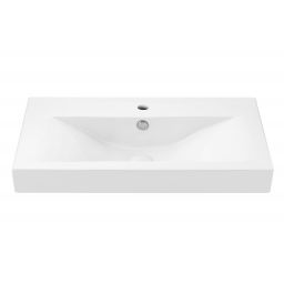 Uptrend Gemini umywalka 80x47 cm prostokątna biały połysk TR4270B