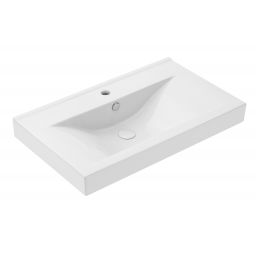 Uptrend Gemini umywalka 80x47 cm prostokątna biały połysk TR4270B