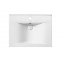 Uptrend Gemini umywalka 60x47 cm prostokątna biały połysk TR4270D