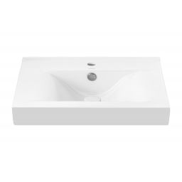 Uptrend Gemini umywalka 60x47 cm prostokątna biały połysk TR4270D