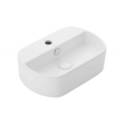 Uptrend Batumi umywalka 44,5x30 cm owalna biała TR4291