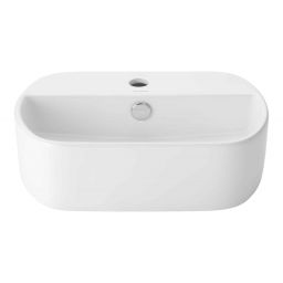 Uptrend Batumi umywalka 44,5x30 cm owalna biała TR4291