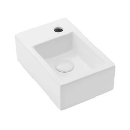 Uptrend Rosa umywalka 37x12 cm prostokątna nablatowa biała TR4331A