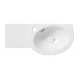 Uptrend Trixie umywalka 63x28,5 cm wisząca biały połysk TR443