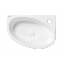 Uptrend Avo umywalka 42x29 cm ścienna narożna biały połysk TR4519