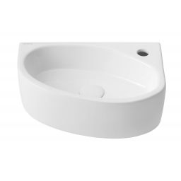 Uptrend Avo umywalka 42x29 cm ścienna narożna biały połysk TR4519