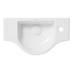 Uptrend Ana umywalka 45x25 cm półokrągła biały połysk TR4523B