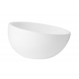 Uptrend Nana umywalka 42,5x42,5 cm nablatowa okrągła biały połysk TR4545