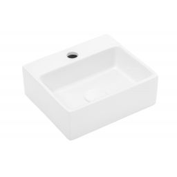Uptrend Medusa umywalka 33,5x29 cm prostokątna ścienna-meblowa-nablatowa biała TR4549