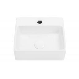 Uptrend Medusa umywalka 33,5x29 cm prostokątna ścienna-meblowa-nablatowa biała TR4549