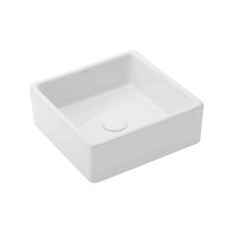 Uptrend Duff umywalka 38 cm kwadratowa nablatowa biały połysk TR4566
