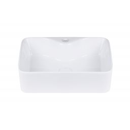 Uptrend Torvi umywalka 49x38 cm nablatowa prostokątna biały połysk TR4569A