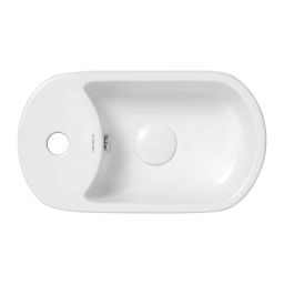 Uptrend Cute umywalka 40,6x23,5 cm prostokątna biała TR4800