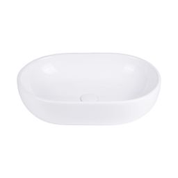 Uptrend Venus umywalka 59x41 cm nablatowa owalna biały połysk TR4916
