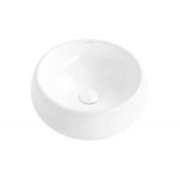 Uptrend Oslo umywalka 39,5x39,5 cm nablatowa okrągła biały połysk TR4921