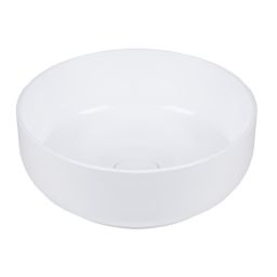 Uptrend Sofia umywalka 38,5x38,5 cm nablatowa okrągła biały połysk UP4003-2
