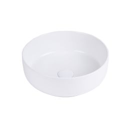 Uptrend Sofia umywalka 38,5x38,5 cm nablatowa okrągła biały mat UP4003-2-U20