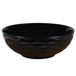 Uptrend Arya Black umywalka 42x42 cm nablatowa okrągła czarna UP4010-2-B18