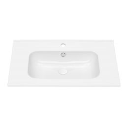 Uptrend Venta umywalka 81x47 cm meblowa/wpuszczana prostokątna biały połysk UP410-800