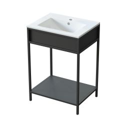 Uptrend Neva umywalka 60x46 cm prostokątna meblowa-wpuszczana biała UP4530-600